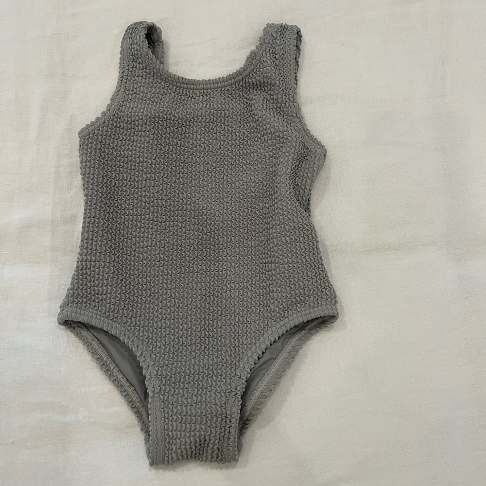 Rylee + Cru swimsuit, light blue, 12-18mons